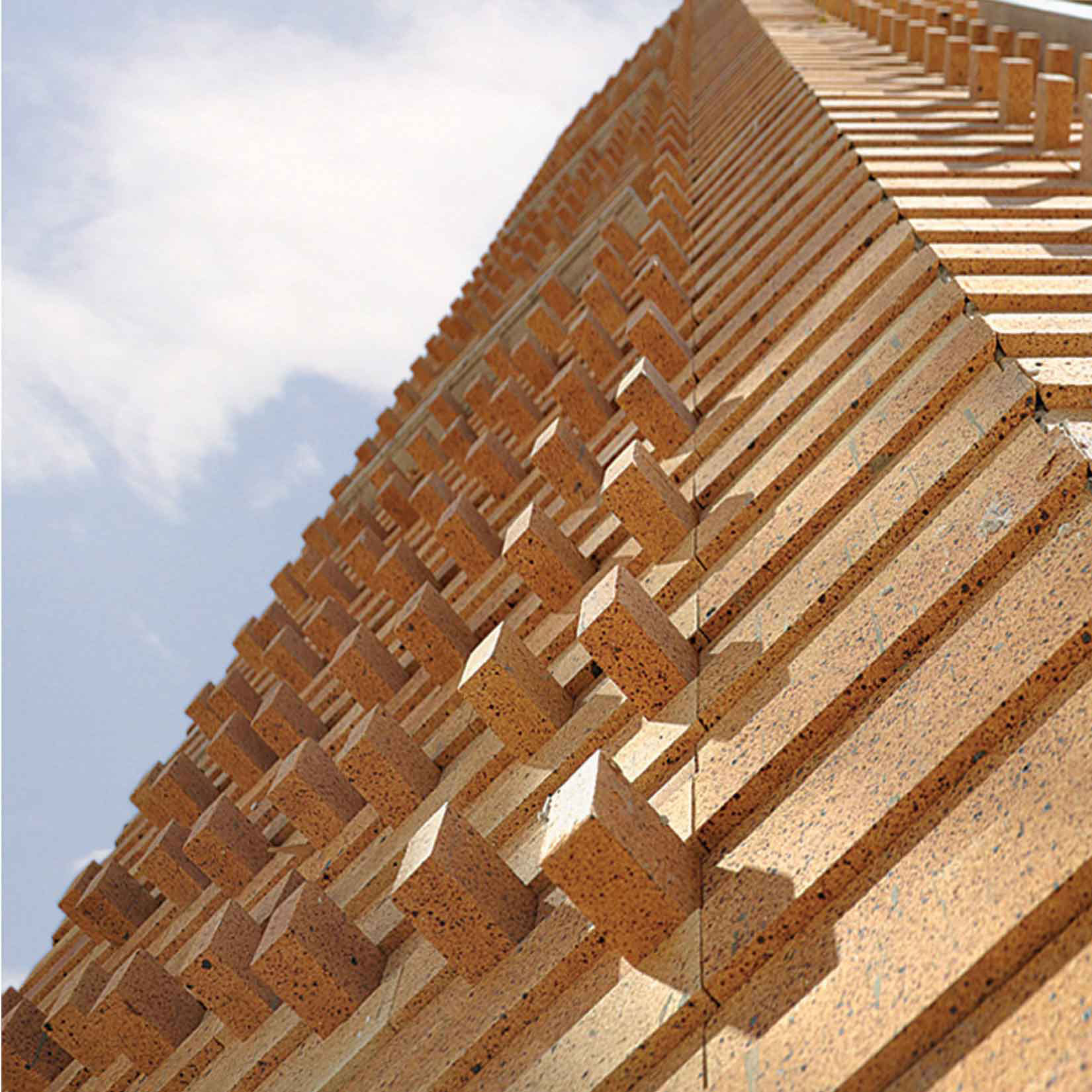 Brick facade project of residential complex - Isfahan of azarakhsh brick