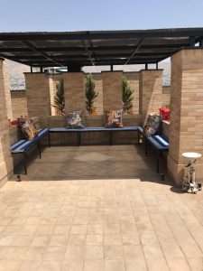 Residential building landscaping project of azarakhsh brick