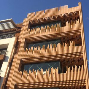 Facade project of Bustan residential building - Isfahan of azarakhsh brick