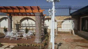 Brick Facade Construction and Landscaping Project Of Villa-Kordan azarakhsh brick