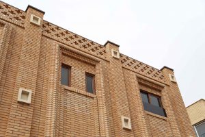 Rustic Brick Facade Construction Project, Residential Building-Isfahan azarakhsh brick