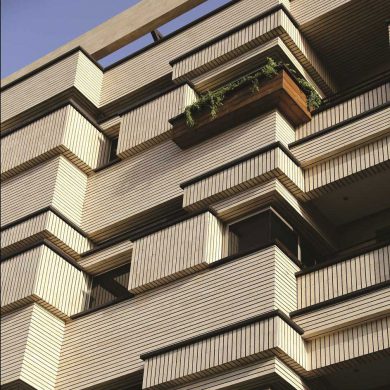 Brick facade project of residential complex - Isfahan azarakhsh brick