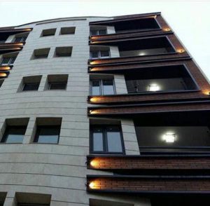 Facade construction project of brick building - Tehran azarakhsh brick