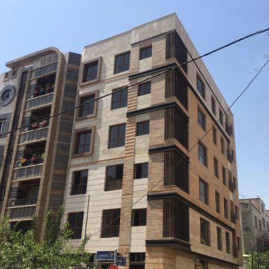 Gisha building facade brick project azarakhsh brick