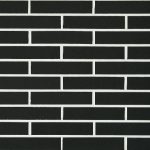 Azarakhsh black facade brick, modern facing brick 28×6×2 cm, model AB11001