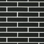 Azarakhsh black facade brick, modern facing brick 28×6×2 cm, model AB11001