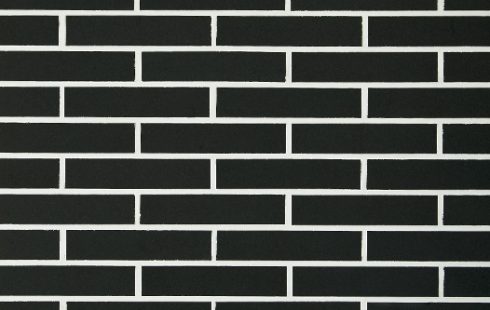 Azarakhsh black facade brick, modern facing brick 28×6×2 cm, model AB11001