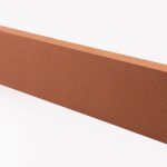 Red refractory facing brick -Azarakhsh Modern brick -50*10*2 cm - AB42501