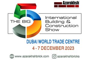 Azarakhsh facade refractory brick at the international exhibition of construction industry in BIG5 dubai