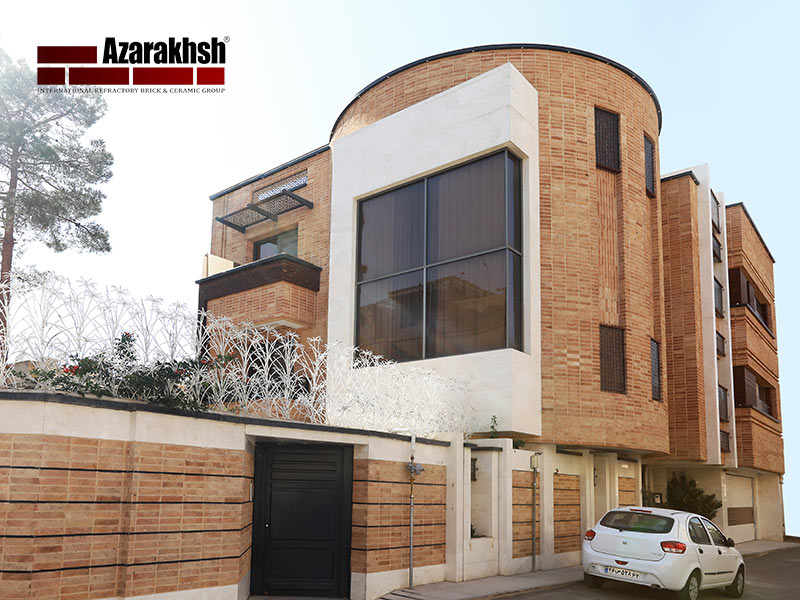Brick facade building