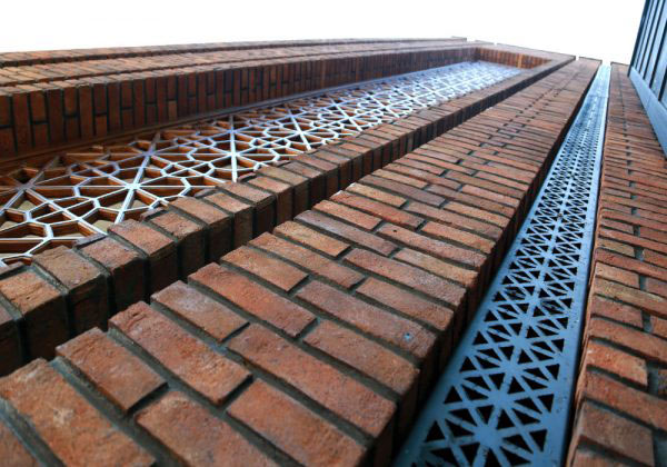 Brick facade building