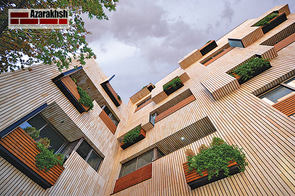 Brick façade building