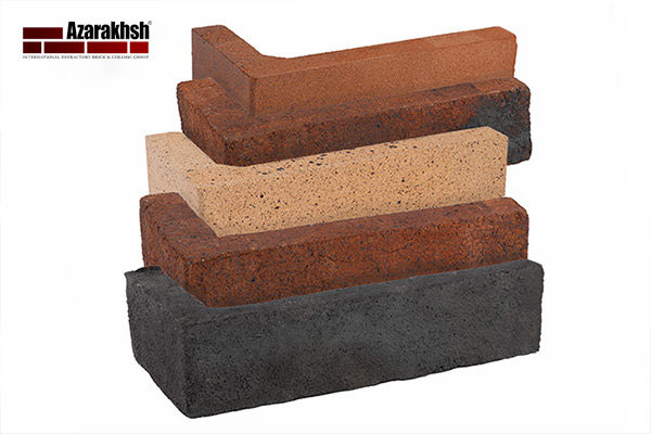 L brick facade