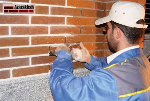 brick façade jointing