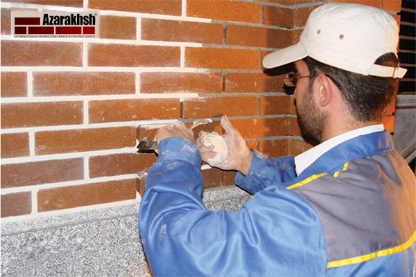 brick façade jointing