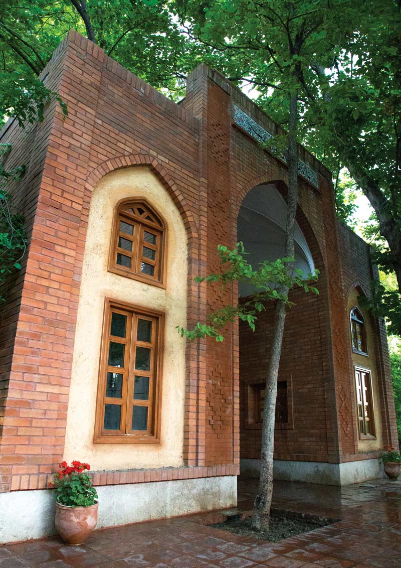 brick facade